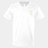 V-Neck Heavy Cotton 100% T-Shirt Thumbnail