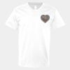 V-Neck Heavy Cotton 100% T-Shirt Thumbnail