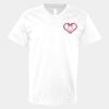 V-Neck Heavy Cotton 100% T-Shirt Thumbnail