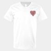 V-Neck Heavy Cotton 100% T-Shirt Thumbnail