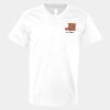 V-Neck Heavy Cotton 100% T-Shirt Thumbnail