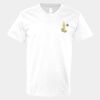 V-Neck Heavy Cotton 100% T-Shirt Thumbnail