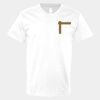 V-Neck Heavy Cotton 100% T-Shirt Thumbnail