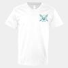 V-Neck Heavy Cotton 100% T-Shirt Thumbnail