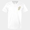 V-Neck Heavy Cotton 100% T-Shirt Thumbnail