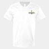 V-Neck Heavy Cotton 100% T-Shirt Thumbnail