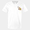 V-Neck Heavy Cotton 100% T-Shirt Thumbnail