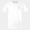 V-Neck Heavy Cotton 100% T-Shirt Thumbnail