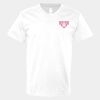 V-Neck Heavy Cotton 100% T-Shirt Thumbnail