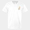 V-Neck Heavy Cotton 100% T-Shirt Thumbnail