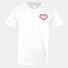 V-Neck Heavy Cotton 100% T-Shirt Thumbnail