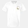 V-Neck Heavy Cotton 100% T-Shirt Thumbnail