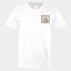 V-Neck Heavy Cotton 100% T-Shirt Thumbnail
