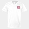 V-Neck Heavy Cotton 100% T-Shirt Thumbnail