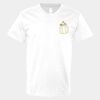 V-Neck Heavy Cotton 100% T-Shirt Thumbnail