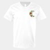 V-Neck Heavy Cotton 100% T-Shirt Thumbnail