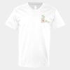 V-Neck Heavy Cotton 100% T-Shirt Thumbnail