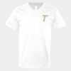 V-Neck Heavy Cotton 100% T-Shirt Thumbnail