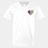 V-Neck Heavy Cotton 100% T-Shirt Thumbnail