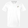 V-Neck Heavy Cotton 100% T-Shirt Thumbnail
