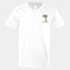 V-Neck Heavy Cotton 100% T-Shirt Thumbnail