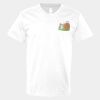 V-Neck Heavy Cotton 100% T-Shirt Thumbnail