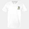 V-Neck Heavy Cotton 100% T-Shirt Thumbnail