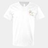 V-Neck Heavy Cotton 100% T-Shirt Thumbnail