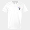 V-Neck Heavy Cotton 100% T-Shirt Thumbnail