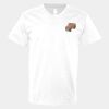 V-Neck Heavy Cotton 100% T-Shirt Thumbnail