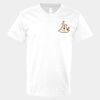 V-Neck Heavy Cotton 100% T-Shirt Thumbnail