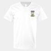 V-Neck Heavy Cotton 100% T-Shirt Thumbnail