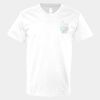 V-Neck Heavy Cotton 100% T-Shirt Thumbnail