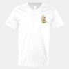 V-Neck Heavy Cotton 100% T-Shirt Thumbnail