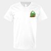 V-Neck Heavy Cotton 100% T-Shirt Thumbnail