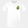 V-Neck Heavy Cotton 100% T-Shirt Thumbnail
