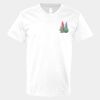 V-Neck Heavy Cotton 100% T-Shirt Thumbnail
