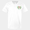 V-Neck Heavy Cotton 100% T-Shirt Thumbnail