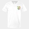 V-Neck Heavy Cotton 100% T-Shirt Thumbnail