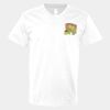 V-Neck Heavy Cotton 100% T-Shirt Thumbnail
