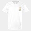 V-Neck Heavy Cotton 100% T-Shirt Thumbnail