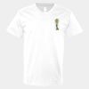 V-Neck Heavy Cotton 100% T-Shirt Thumbnail