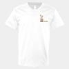 V-Neck Heavy Cotton 100% T-Shirt Thumbnail