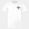 V-Neck Heavy Cotton 100% T-Shirt Thumbnail