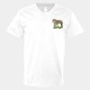V-Neck Heavy Cotton 100% T-Shirt Thumbnail
