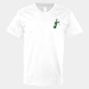 V-Neck Heavy Cotton 100% T-Shirt Thumbnail