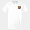 V-Neck Heavy Cotton 100% T-Shirt Thumbnail