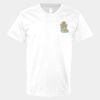V-Neck Heavy Cotton 100% T-Shirt Thumbnail