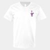 V-Neck Heavy Cotton 100% T-Shirt Thumbnail