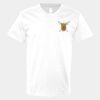 V-Neck Heavy Cotton 100% T-Shirt Thumbnail